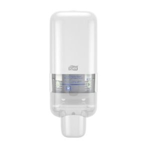 Dispenser Manuel Tork S4 1000ml Plast Hvid til s�be/h�nddesinfektion.