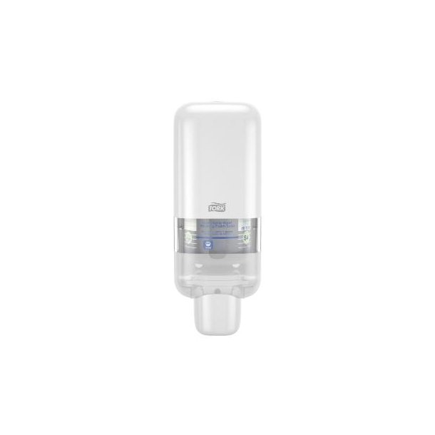 Dispenser Manuel Tork S4 1000ml Plast Hvid til s�be/h�nddesinfektion.