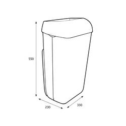 Katrin Inclusive Affaldsbeholder 25Ltr