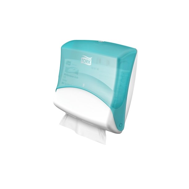 Tork Top-Pak Dispenser W4 Hvid/Turkis