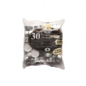 Fyrfadslys Hvid Brndetid 6 timer