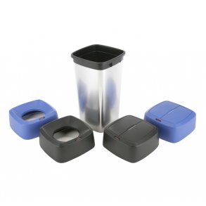 Iris Firkantet Lg tragt sort 39x39x 15