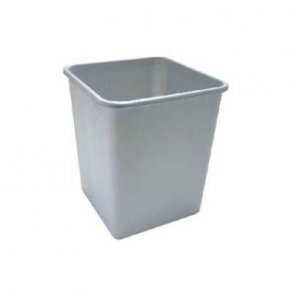 Papirkurv 25 ltr gr firkantet