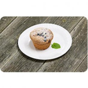 Paptallerken hvid 15 cm