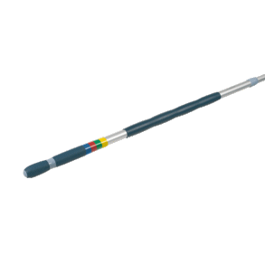 Teleskopskaft farvekodet bl rd grn gul 100 - 180 cm