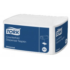 Tork Counterfold Dispenserserviet N1 Hvid